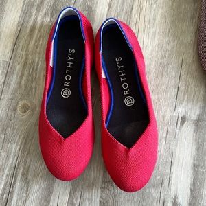 Gently Used Cherry Red Rothy’s in size 8.5
